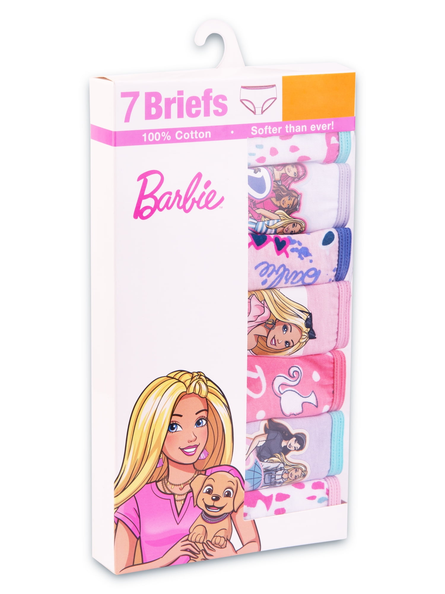 BARBIE GIRLS 7 PACK CHARACTER UNDERWEAR