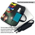 thumbnail image 2 of Lsque Pikmin Pattern Laptop Bag – Portable & Slim Single-Shoulder Computer Case with Adjustable Strap, Protective, Lightweight for 13”/14”/15.6” Laptops, 2 of 8