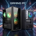 thumbnail image 4 of STGAubron Gaming PC Desktop, i7 Xeon E5 up to 3.8Ghz, RX 580 8G, 16GB DDR4, 512G SSD, WiFi 6, BT 5.0, RGB Fan x3, Win 11 Home, 4 of 5