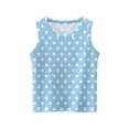 thumbnail image 4 of Grblisyd Girls Tank Tops Polka Dots Sleeveless Undershirts Crewneck Shirts Basic Casual Summer Tunic Tops, 4 of 5