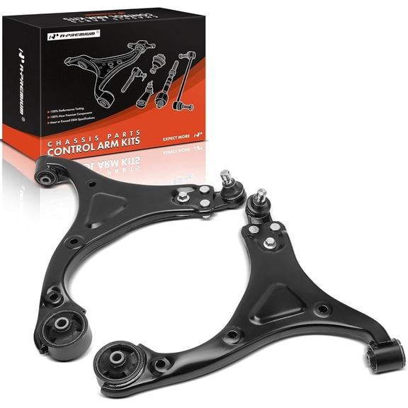 A-Premium 2 x Front Lower Control Arm, with Ball Joint & Bushing, Compatible with Hyundai Sonata 2011 2012 2013 2014, Without Sport Suspension