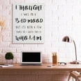thumbnail image 3 of Stupell Industries Sassy Bad Mood Attitude Quote Funny Black White Phrase Canvas Wall Art Design by Daphne Polselli, 36" x 48", 3 of 6