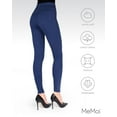 thumbnail image 6 of MeMoi Pants-Style Cotton Blend Leggings - Womens - Female (Medium/Large, Blue Denim), 6 of 7