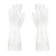 thumbnail image 1 of pstuiky Guantes reutilizables para el hogar, guantes de goma para lavar platos, mangas largas, ideales para limpieza de cocina, trabajo, pintura, jardinería y cuidado de mascotas., 1 of 9