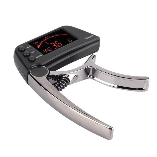 Noref Guitar Capo,One Handed Quick Change Metal Capo Tuner Gear Accessory for Guitar Bass, Guitar Tuner
