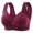 Red, variant on hcuribad Sports Bras for Women,2024 Hot-selling Women's Comfortable Breathable Thin Seamless Non-wired Gathering Sports Bra,Wireless Bras,Bras for Women,Plus Size Bras,() Blue 3XL
