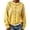 04#Yellow, variant on Women's Fair Isle Crew Neck Cardigan Sweater Button Down Snowflake Pattern Soft Knit Jacket Color Block Outerwear for Fall Winter