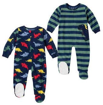 absorba Baby Boys 2-Pack Blanket Sleeper