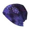 thumbnail image 1 of Beanie Hats for Men and Women, Fractal Blue Spiral Geometric Patterns Adult Unisex Knit Hat Winter Warm Skull Cap, 1 of 7