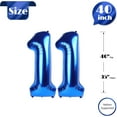 thumbnail image 5 of Number Balloon 40 Inch for Birthday Decorations, Large Foil Balloon Numbers, Mylar Giant Birthday Balloon for Boy Girls Women Men, 5 of 18