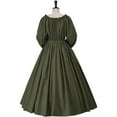 thumbnail image 3 of Medieval Renaissance Style Women’s Shirt Dress Set Vintage Ball Gown for Theater, 3 of 8
