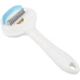 thumbnail image 1 of Cepillo peine multifuncional para mascotas, herramienta de aseo para perros y gatos, uso profesional, elimina el pelo suelto, deshace nudos, elimina piojos, azul, 1 of 5