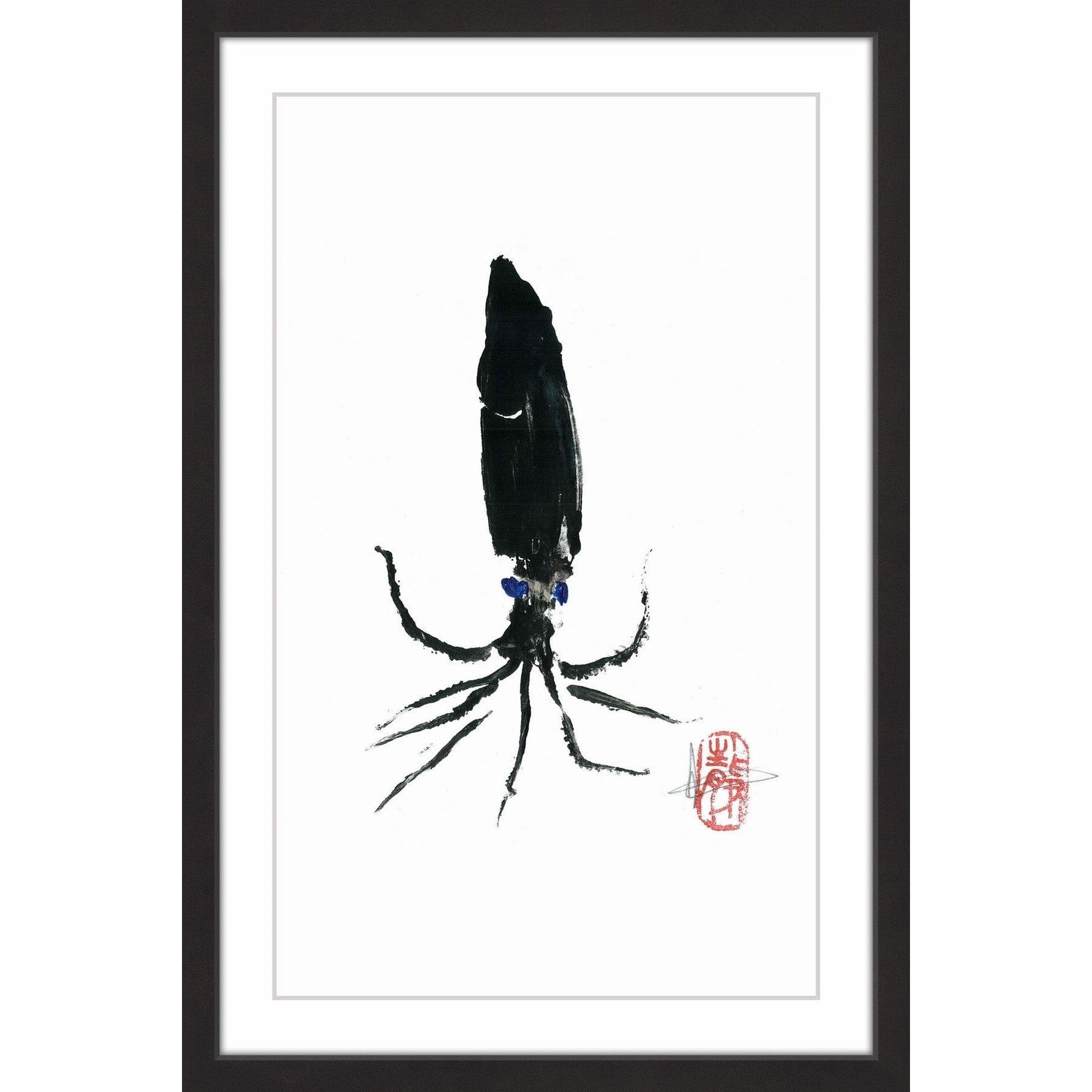 "Black Beauty" Framed Painting Print