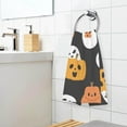 thumbnail image 4 of SKYSONIC Pumpkin Halloween Cute Bathroom Towels 2 PCS, 16"x28", Cotton Bath Towel Water Absorbent Lightweight Quickdry Towels for Bathroom Ktichen Travel Gym, 4 of 7