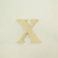 thumbnail image 2 of Package of 1, 8 Inch X 1" Thickness Baltic Birch Wood Letter x in The Times New Roman Font, Thick, Lower Case for Art & Craft Project, Made in USA, 2 of 4