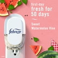 thumbnail image 5 of Febreze Plug In Air Freshener, Odor-Fighting Oil Refill, Sweet Watermelon Vine, 2 Refills, 5 of 13