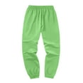 thumbnail image 5 of Dwelliawo Men's Tracksuit 2 Piece Hoodie and Sweatpants Solid Color Sweat Pullover Hoodies Joggers Sport Pants Set Casual Fall Suits with Pockets Green M, 5 of 5