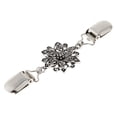 thumbnail image 1 of Clips de Chal Floral Cadena Soledad Broche Premium Collar Pins para Mujer, 1 of 6