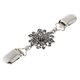 thumbnail image 4 of 2 piezas de clips de de filigrana de plata floral - Clips de chal vintage, broches de cuello de de suéter encogiéndose de hombros Hugo Clips de cuello para mujer, 4 of 7
