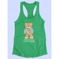 thumbnail image 3 of How You Love To Wear Bear Racerback Tank Women -Image by Shutterstock, Female Small, 3 of 4