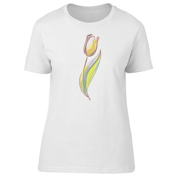 Abstract Painting Of A Tulip T-Shirt Women -Image by Shutterstock, Female x-Large