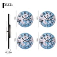 thumbnail image 2 of Non-Ticking Silent Wall Clocks with Quartz Movement,Battery Operated Analog Clock Modern Decor Clock for Home-Blooming Cherry Blossoms(10inch), 2 of 4