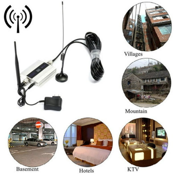 Gsm 900mhz Cell Phone Signal Booster Repeater Mobile Amplifier With Indoor Whip Antenna Kit For Home Office Basement Warehouse Us Plug Com Gsm 900mhz Cell Phone Signal Booster, Mobile Signal Booster For Basement
