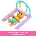 thumbnail image 4 of Barbie Skipper Babysitter Doll with Twin Nursery Playset with Crib, Swing, See-Saw & Accessories, 4 of 9