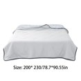 thumbnail image 4 of Lightweight Ice Silk Summer Quilt Breathable Cooling Throw Blanket Machine Washable 230cm / 90.55in for Home Bedroom Sleeping Men Women Multicolor Style E 1pc, 4 of 6