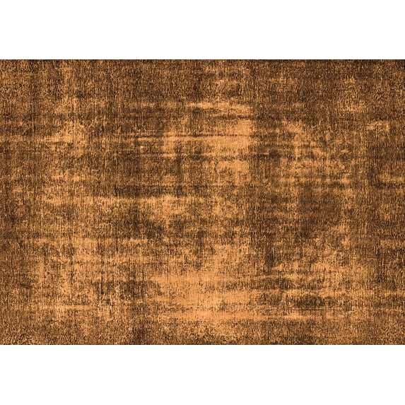 Ahgly Company Indoor Rectangle Oriental Orange Industrial Area Rugs, 4' x 6'