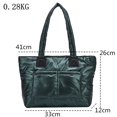 thumbnail image 5 of Bolso de hombro de algodón con almohadilla espacial GEEK, bolso de mano de plumón de gran capacidad, bolso de tela de alta calidad, bolso cruzado de invierno, bolso portátil, Bol, 5 of 5