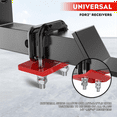 thumbnail image 2 of Hitch Tightener Anti Rattle Clamp,Hitch Stabilizer for 1.25inch and 2inch Trailer Hitches, Rubber Isolator and Anti Rust, 2 of 7