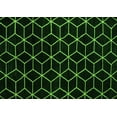 thumbnail image 1 of Ahgly Company Indoor Rectangle Abstract Green Modern Area Rugs, 7' x 9', 1 of 4