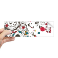 thumbnail image 1 of Modern Art Illustration Flowers s Rectangle Bumper Sticker Notebook Window Decal, 1 of 1