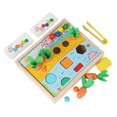 thumbnail image 2 of Juguete Montessori 3 en 1, juguete de clasificación de colores Montessori, habilidad motora fina, regalos de juguetes de aprendizaje preescolar para, 2 of 9