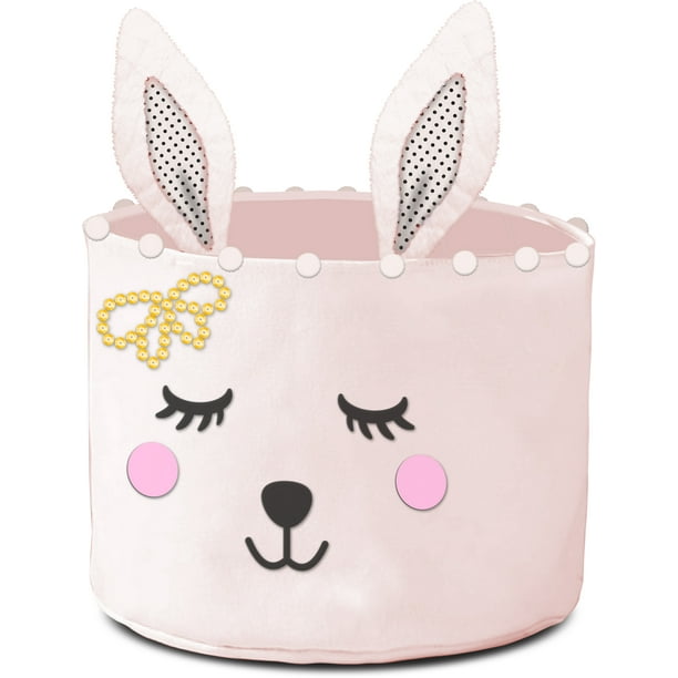 American Toddler Figural Bunny Canvas Storage Bin, 1 Each