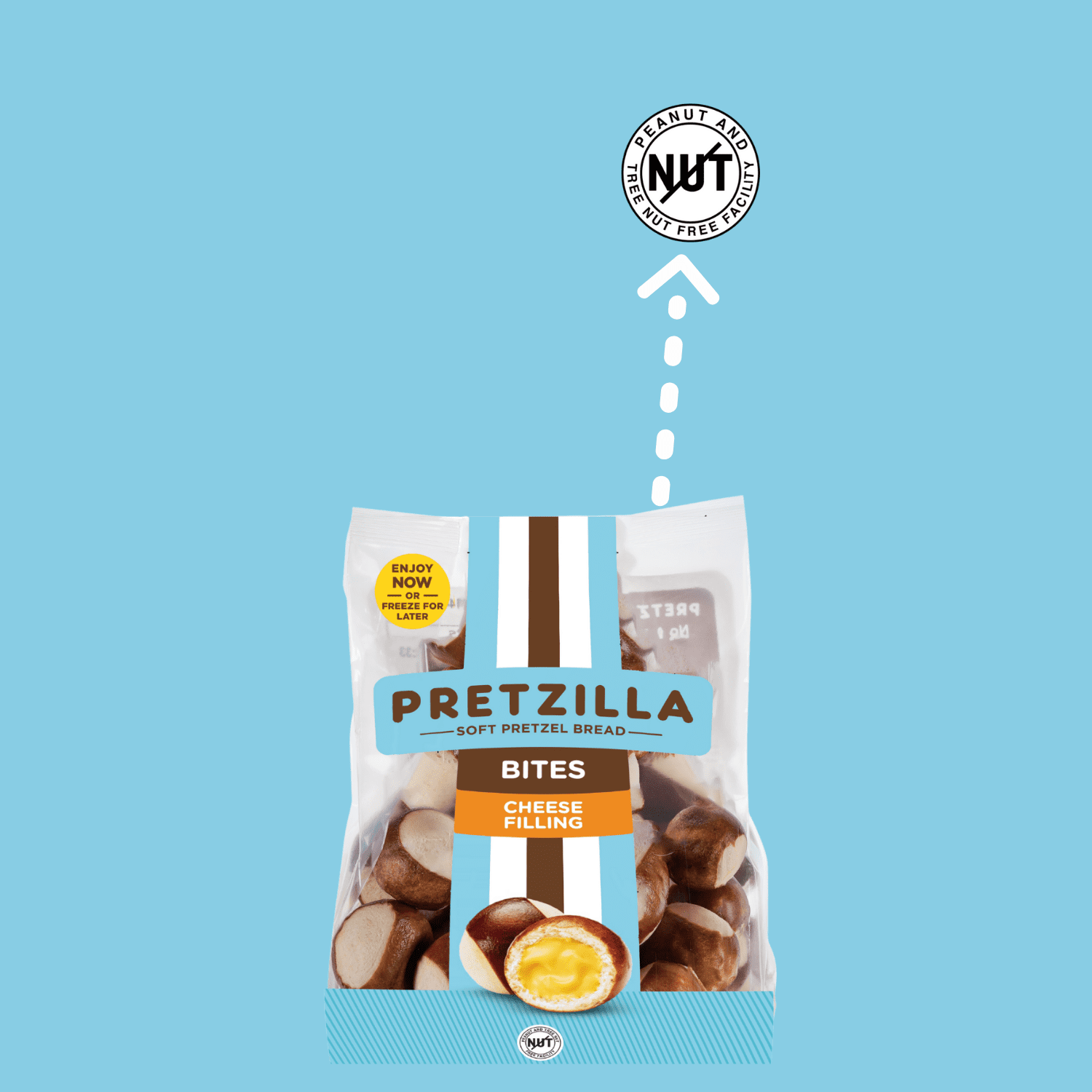 Pretzilla Cheese-Filled Soft Pretzel Bread Bites 10.1oz