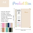 thumbnail image 2 of XIANXIAN Academic Planner 2026-2027, 18 Months Weekly and Monthly Hardcover Planner, July 2026 - December 2027, 8.5" x 11" A4 Large Daily Calendar Planner Book with Tabs, Wirebound, 2 of 6