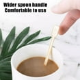 thumbnail image 6 of Xecvkr Disposable High Temperature Resistant Coffee Spoons, 200-Pack Individual Wrapped Stirrers, Long Handle Plastic Utensils, White and Yellow, 6 of 7