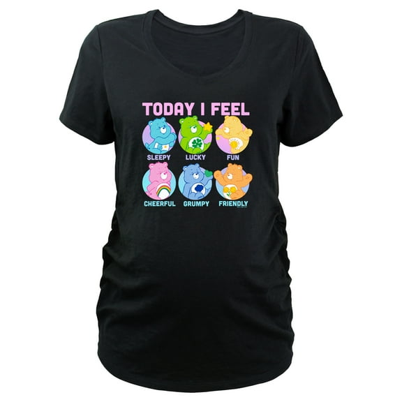 Women's Care Bears Today I Feel Emotions Graphic Maternity T-Shirt