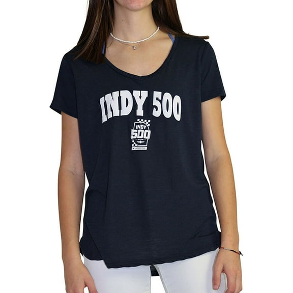 Indy 500 Womens May 24 2020 Graphic T-Shirt, Blue, Medium