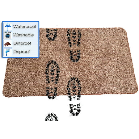 Magic Super Absorbent Cleaning Fast Drying Step Mat - Non Slip Washable Doormat - 18