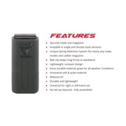 Limbsaver Cross-Tech Magazine Holder Black Single Stack