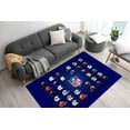 thumbnail image 4 of Floor Rug, Printed Rugs, Gym Rug, Trendy Rugs, Gift Rugs, American Football Rug, Gift For Him Rug, Navy Blue Rug, Saloon Rugs, Decorative Rug, 2.6'x4' - 80x120 cm, 4 of 9