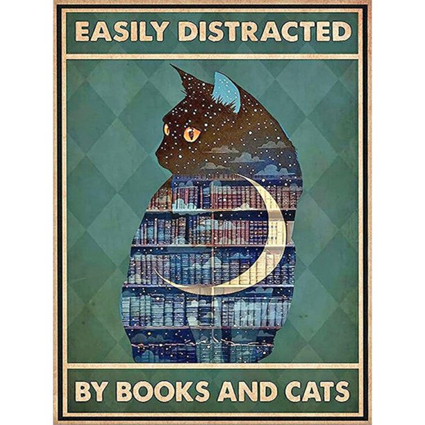 Cuadros Decorativos Pintura de diamante 5D DIY de gato Retro Kit de diamantes Likrtyny de imitación de taladro redondo completo decoración del hogar regalo pintura colgante