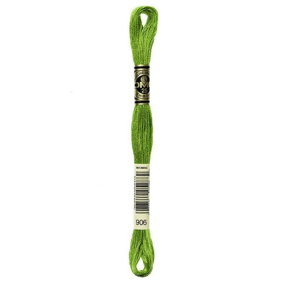 DMC Green Cotton 6 Strand Floss 8m