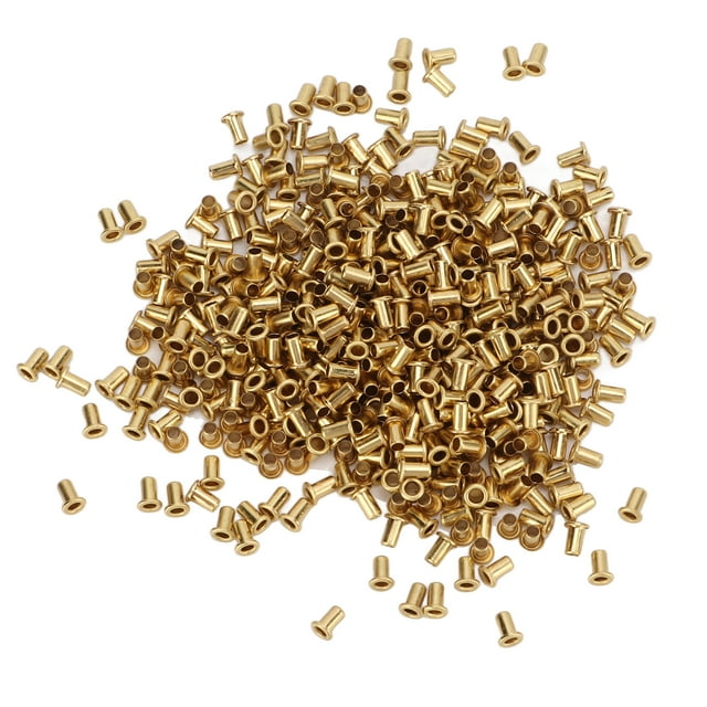 Decorative Rivets, Hollow Rivet Excellent Elasticity For Bag Accessories For Clothing 1.7x3.5x2.8mm,2.5x11x3.8mm