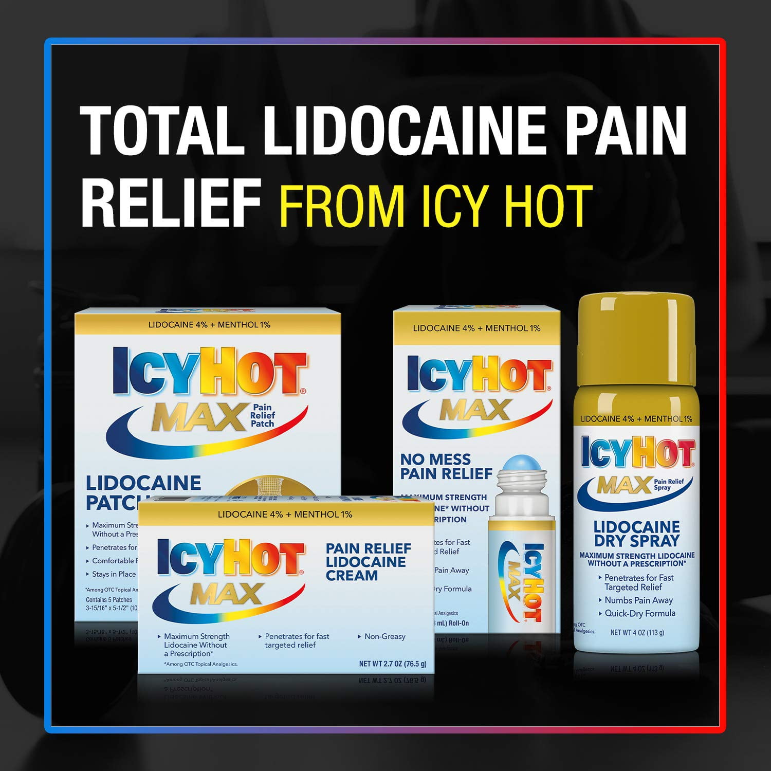 ICY HOT Pain Relief Cream - 1.25 oz