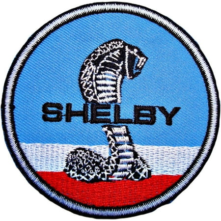 - SHELBY Gt Cobra Mustang Ford Cars Logo t Shirts Embroidered Patch 3 inches Logo Sew Ironed On Badge Embroidery Applique Patch.