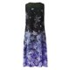 thumbnail image 4 of ICHUANYI Clearance Fashion Women Casual Floral Printing Round Neck Sleeveless Dress Solid Coat Two-Piece Set(Purple, L) ICHUANYI WER2023080711593, 4 of 8